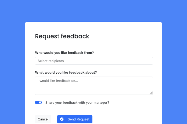 Tool for requesting feedback